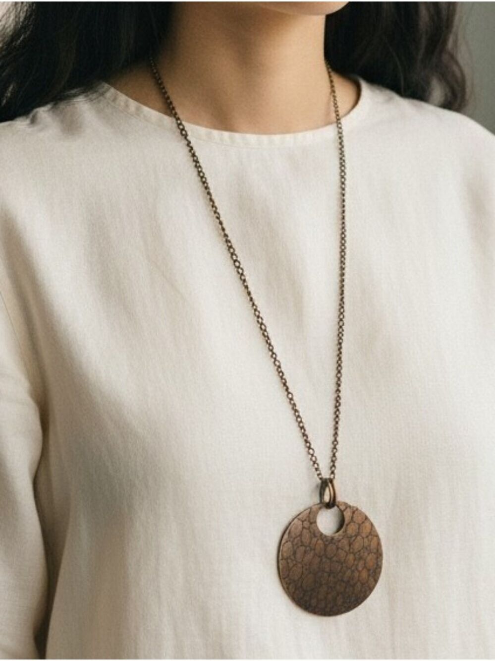 Copper Pendant Necklace